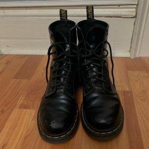 Black Women’s Dr. Marten Lace Up Boots